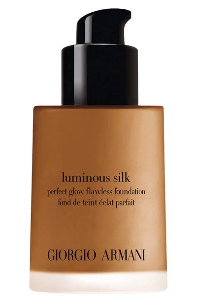 Armani Collezioni Armani Beauty Luminous Silk Natural Glow Foundation In 13.25 Very Deep/golden