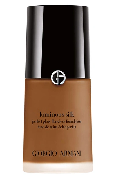 Shop Armani Beauty Luminous Silk Natural Glow Foundation, 1 oz In 11.5 Deep/peach