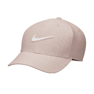 Shop Nike Unisex Dri-fit Club Structured Swoosh Cap In Pink