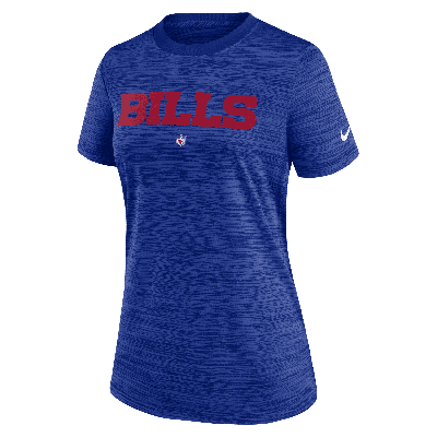 Shop Nike Women's Dri-fit Sideline Velocity (nfl Buffalo Bills) T-shirt In Blue