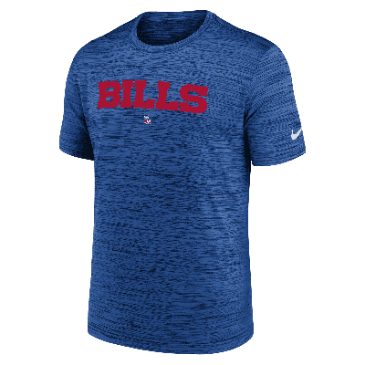 Shop Nike Men's Dri-fit Sideline Velocity (nfl Buffalo Bills) T-shirt In Blue