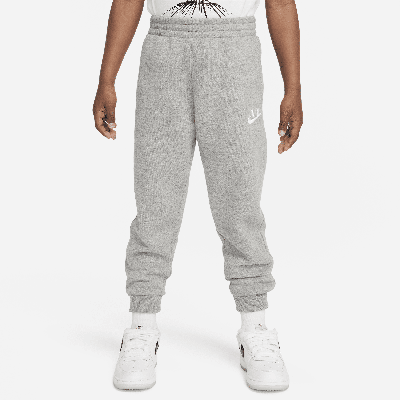 Shop Nike Sportswear Club Fleece Little Kids' Jogger Pants In Grey
