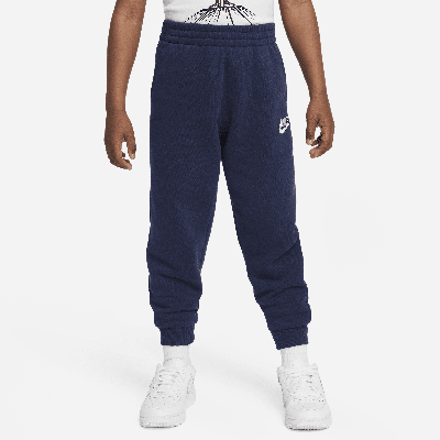 Shop Nike Sportswear Club Fleece Little Kids' Jogger Pants In Blue