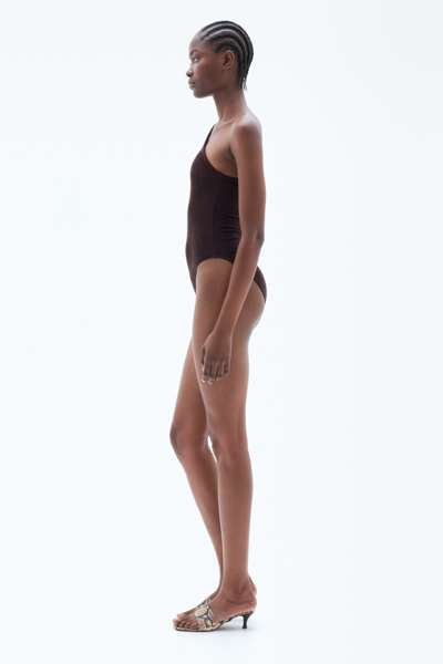 Shop Filippa K Asymmetric Swimsuit