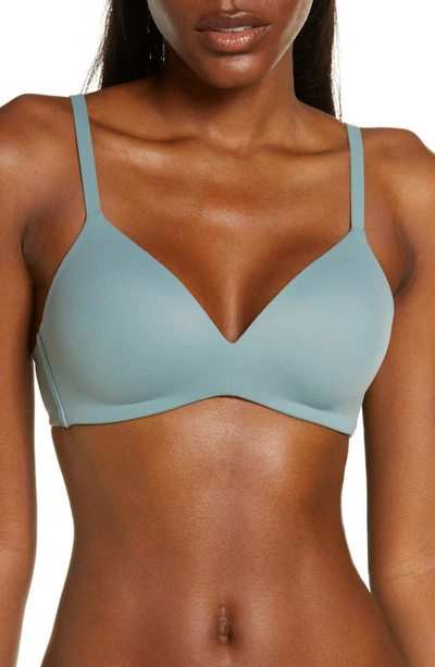Shop Wacoal How Perfect Wire Free T-shirt Bra In Stormy Sea