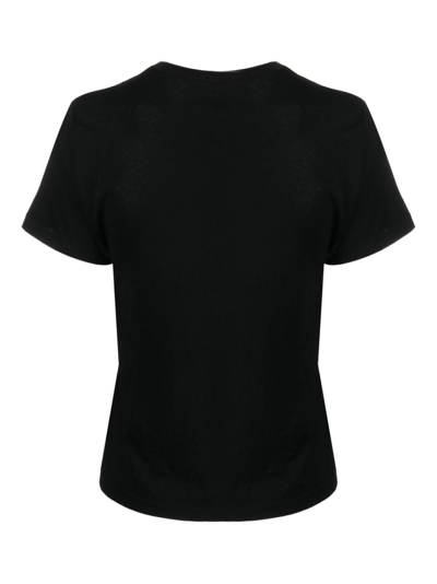 Shop Cotton Citizen Round-neck Cotton T-shirt In Black