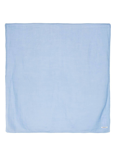 Shop Auralee Square-shaped Cashmere Scarf In Blue