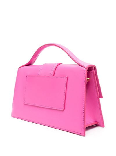 Jacquemus Le Bambino Leather Handbag In Pink