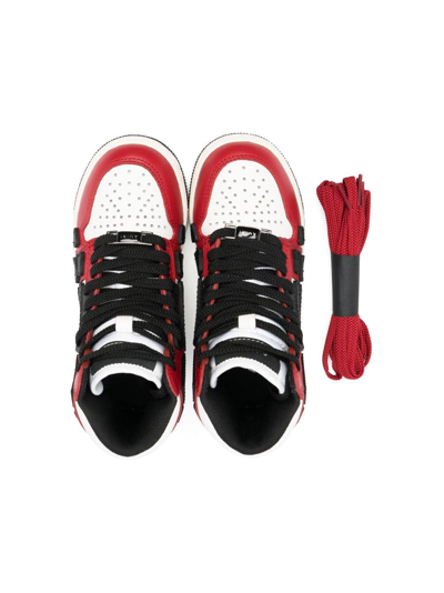 Shop Amiri Skel Top High-top Sneakers In Red