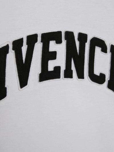 Shop Givenchy Logo-patch Short-sleeve T-shirt In White