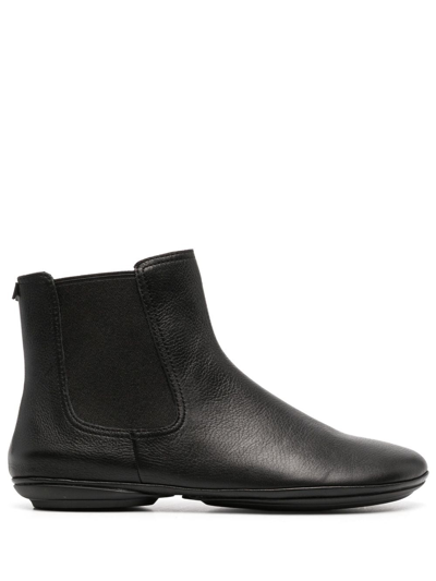 Shop Camper Right Nina Leather Ankle Boots In Black