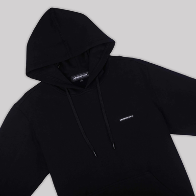 Members Only Men's Logan Hooded Sweatshirt In Black