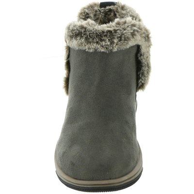 Shop Cloudsteppers By Clarks Breeze Womens Pull On Cold Weather Winter & Snow Boots In Grey