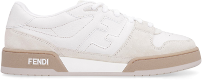 Shop Fendi Match Low-top Sneakers In White