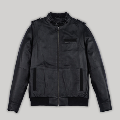 Shop Members Only Men's Lambskin Iconic Jacket In Black