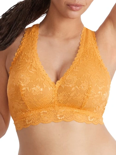 Shop Cosabella Never Say Never Curvy Racie Bralette In Taaja Mango