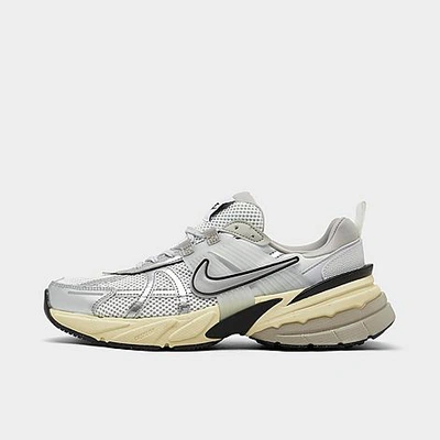 Shop Nike Women's V2k Runtekk Running Shoes In Summit White/metallic Silver