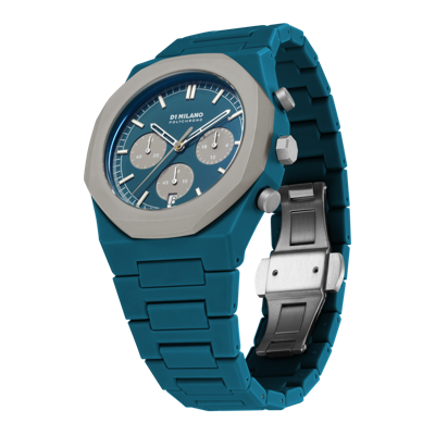 Shop D1 Milano Watch Polychrono 40.5mm In Blue