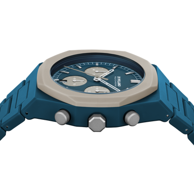 Shop D1 Milano Watch Polychrono 40.5mm In Blue