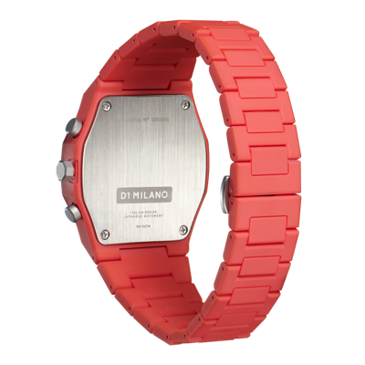 Shop D1 Milano Watch Polychrono 40.5mm In Red