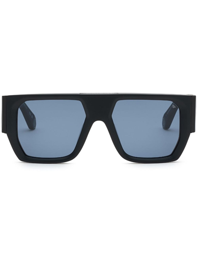 Shop Philipp Plein Oversize Square-frame Sunglasses In Black