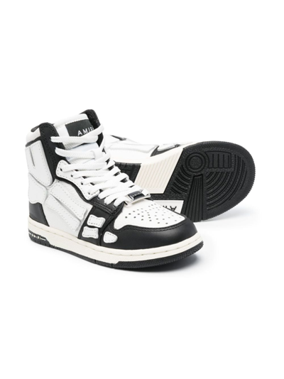 Shop Amiri Skel Top High-top Sneakers In White