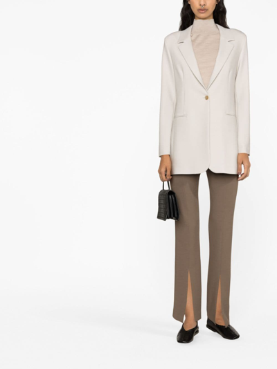 Fabiana Filippi Single-breasted Blazer In Neutrals