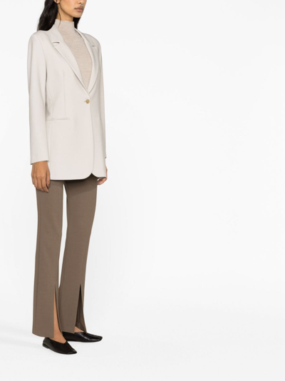 Fabiana Filippi Single-breasted Blazer In Neutrals