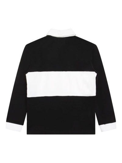 Givenchy Logo-print Cotton Polo Shirt In Black