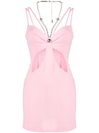 Shop Area Butterfly Cut-out Mini Dress In Pink