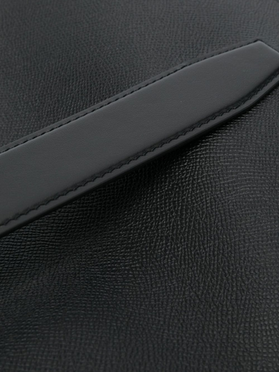 Shop Tom Ford Leather Clutch Bag In Black
