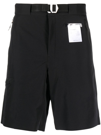 Shop Satisfy Peaceshell Solotex Shorts In Black