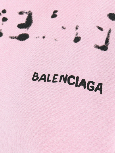 Shop Balenciaga Sweatshirt In Pink