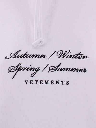 Shop Vetements Sweatshirt In White