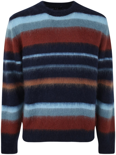 Shop Etro Crew Neck Sweater In Blue