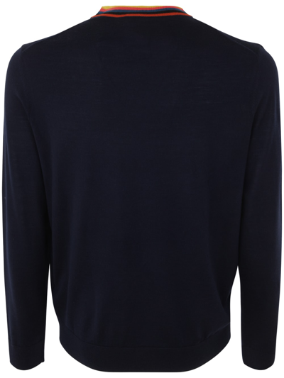 Shop Paul Smith Mens Sweater Crew Neck In Blues