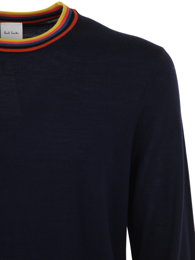 Shop Paul Smith Mens Sweater Crew Neck In Blues