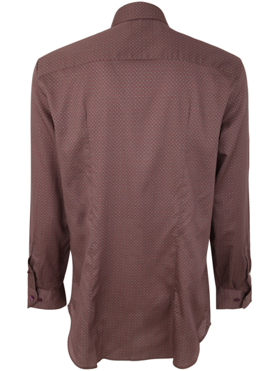 Shop Etro Roma Shirt With Logo In Pink