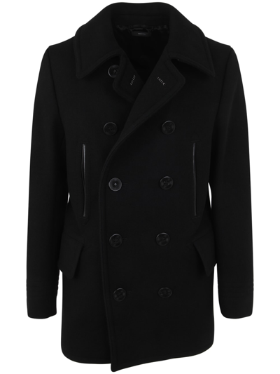 Shop Tom Ford Outwear Rain Coat In Black