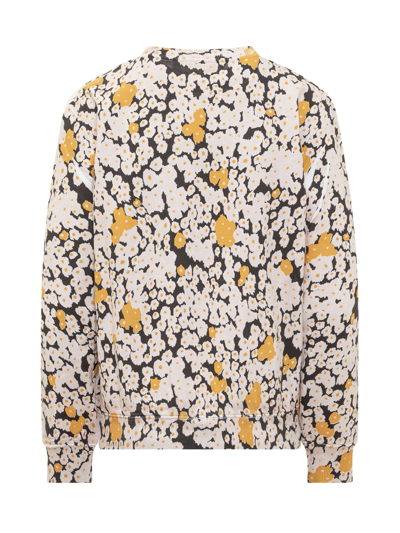 Shop Lanvin Daisy Bouquets Sweatshirt In Optic White/multicolor