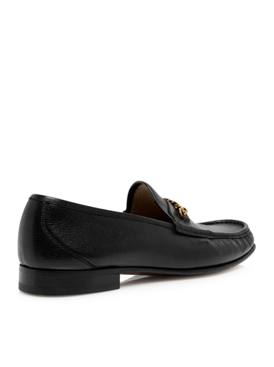 Shop Tom Ford Supple Grain Loafers In Black