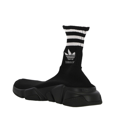 Shop Balenciaga X Adidas Speed 2.0 Lt Sock Sneakers In Black
