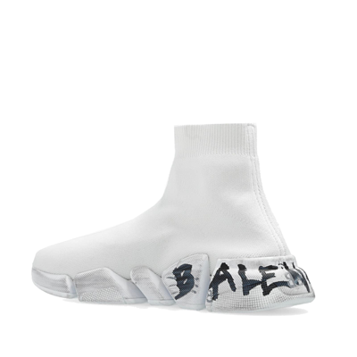 Shop Balenciaga Speed 2.0 Lt Sock Sneakers In White