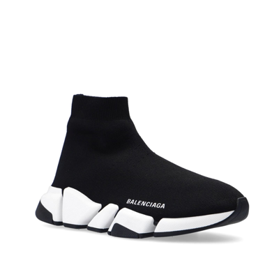 Shop Balenciaga Speed 2.0 Lt Sock Sneakers In Black