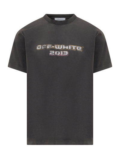 Shop Off-white Digit Bacchus T-shirt In Black Multi