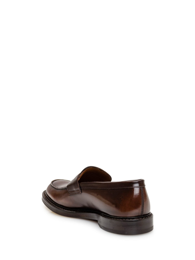 Shop Doucal's Penny Loafer In Fdo T.moro