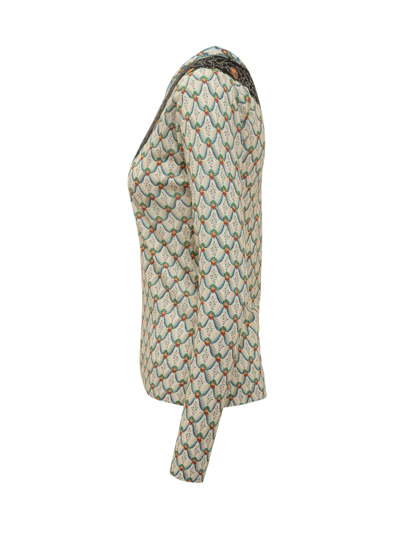 Etro Milan Crew Neck Sweater In Bianco