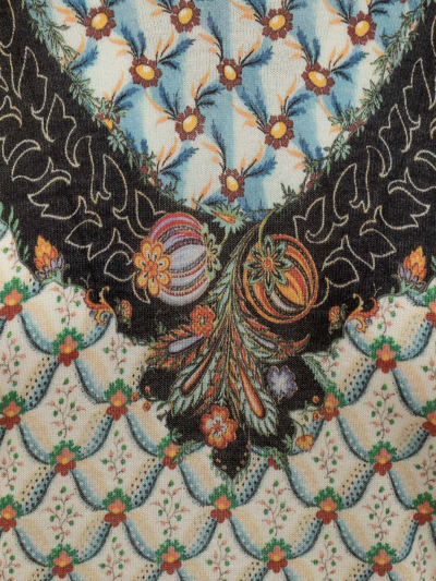 Etro Milan Crew Neck Sweater In Bianco