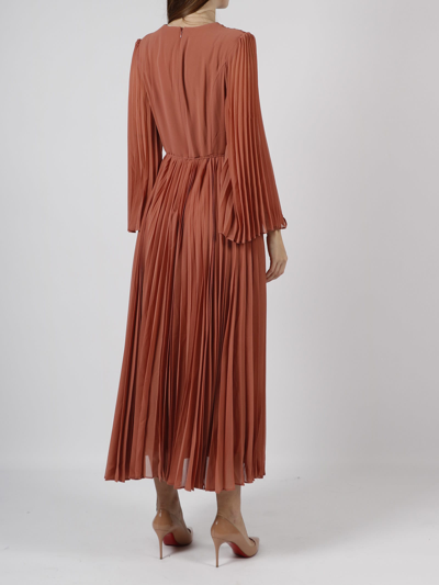 Shop Zimmermann Sunray Midi Dress In Brown