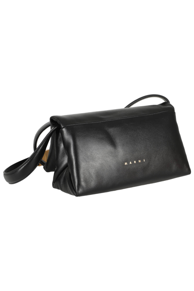 Shop Marni Shoulder Bag In Nero